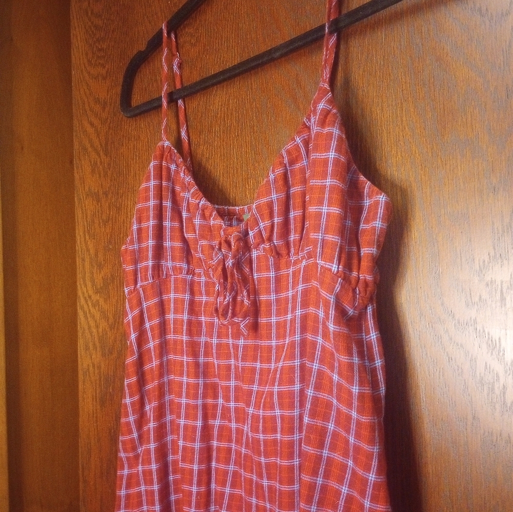Wild Fable Red and Blue Plaid Dress